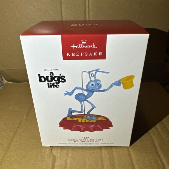 FLIK - Disney / Pixar A Bug's Life - 25th - 2023 Hallmark Keepsake Ornament NEW - Picture 1 of 2